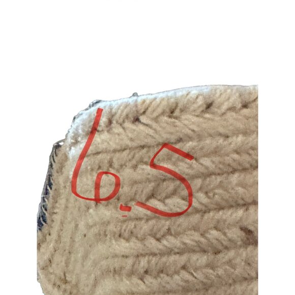 🍒 2/$20 🍒 Navy Blue Suede Open Toe Wedges with Buckle Closure sz 6.5 - Picture 6 of 6